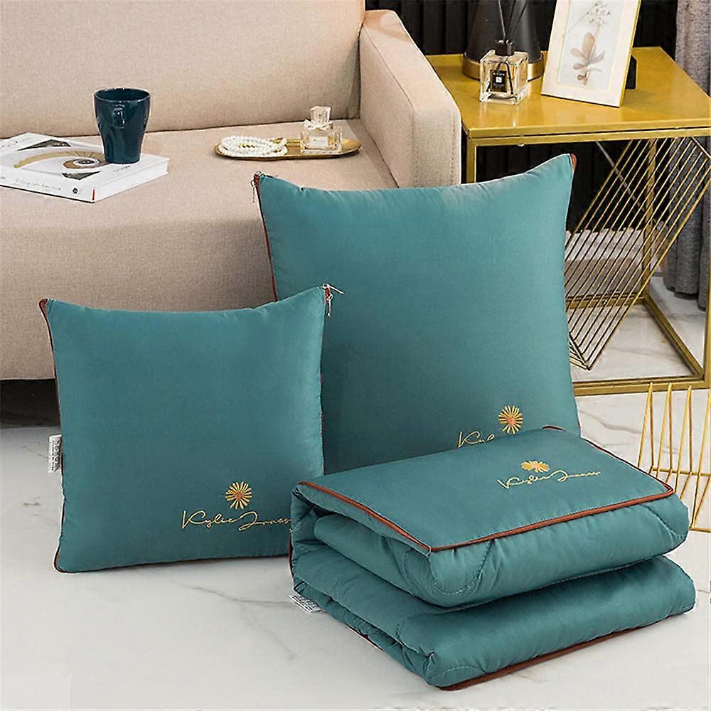 Cushion Blanket 2 in 1 Travel Cushion Blanket Quilt Multifunctional Pillow Blanket (Chrysanthemum)