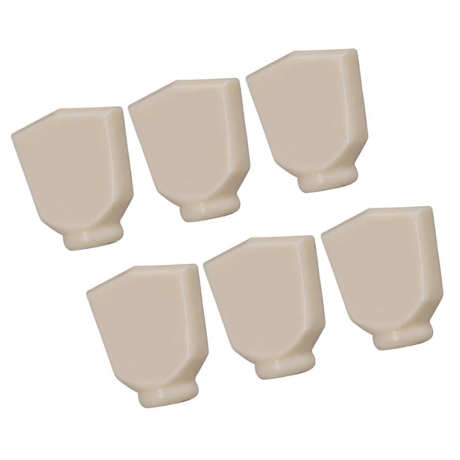 6x Guitar Tuning Peg Button Direct Replace Easy Installation Accessory
