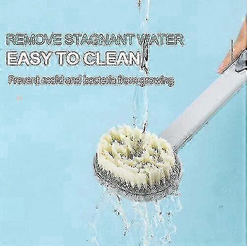 Multifunctional Long Handle Liquid Bath Brush with Detachable Design for Back and Body Cleaning Scrubber
