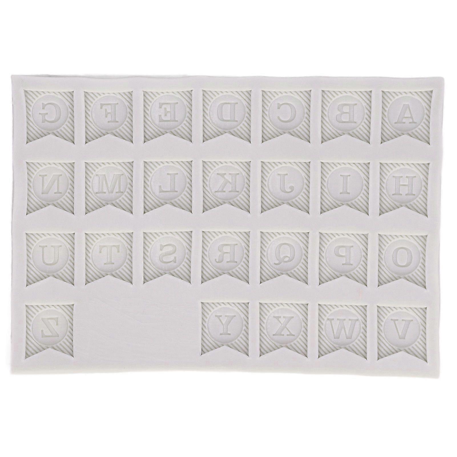 2025 أحدث طراز الأبجدية فندان سيليكون العفن DIY مرنة مقاومة للحرارة