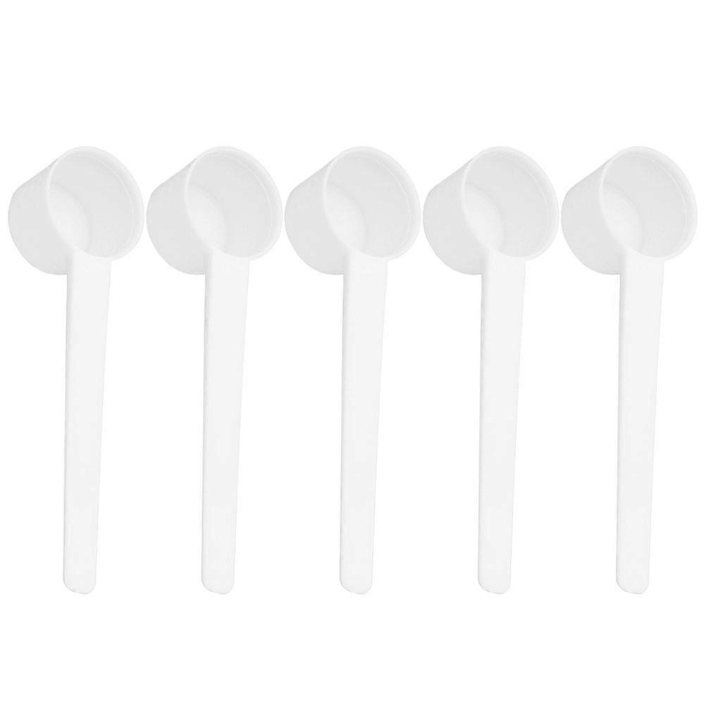 5 Gram Reusable Measuring Scoop White MultiFunctional Plastic for Milk Coffee and