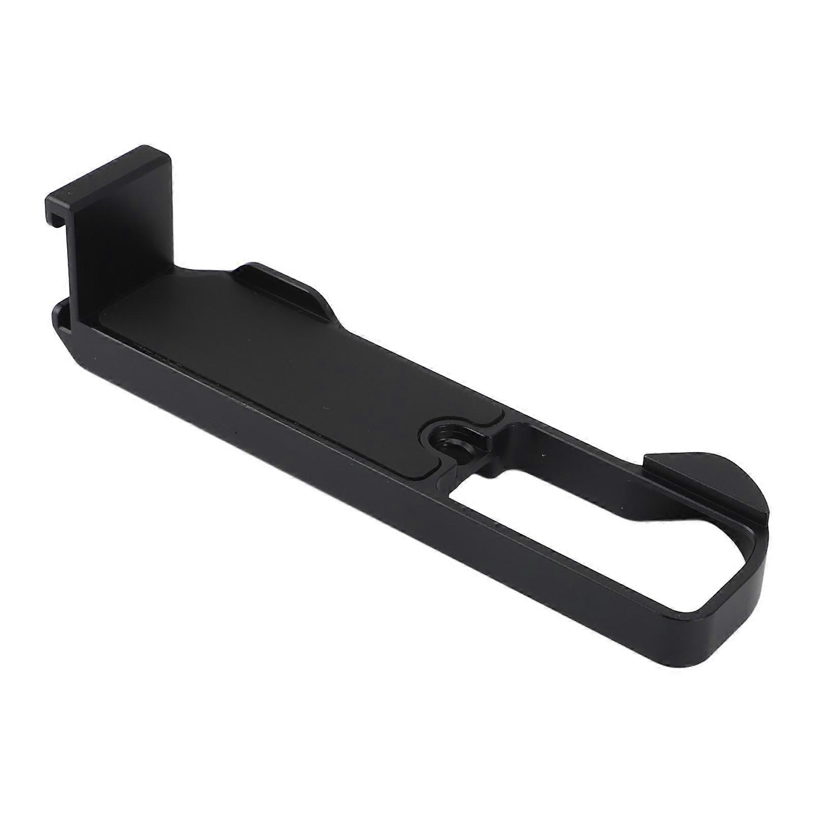 1/4in Thread Quick Release L Bracket Plate Aluminium Alloy Microphone Video Led Light Mounting Plate with Cold Shoe for G7X Mark III Camera