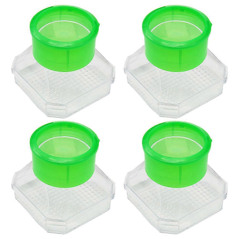 Green Plastic Insect Observation Set for Kids with 3X Magnifier and Collector Box 4pcs
