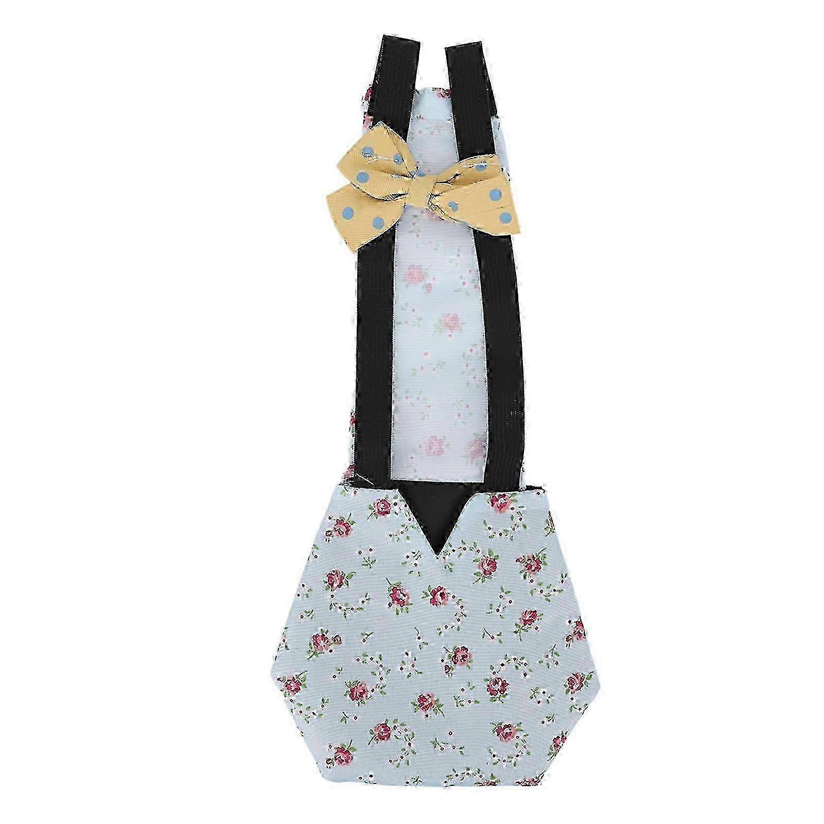 ペットチキンおむつソフトポリエステル調節可能なペットアヒルの子おむつペットチキンアヒルとガチョウLブルーフラワー