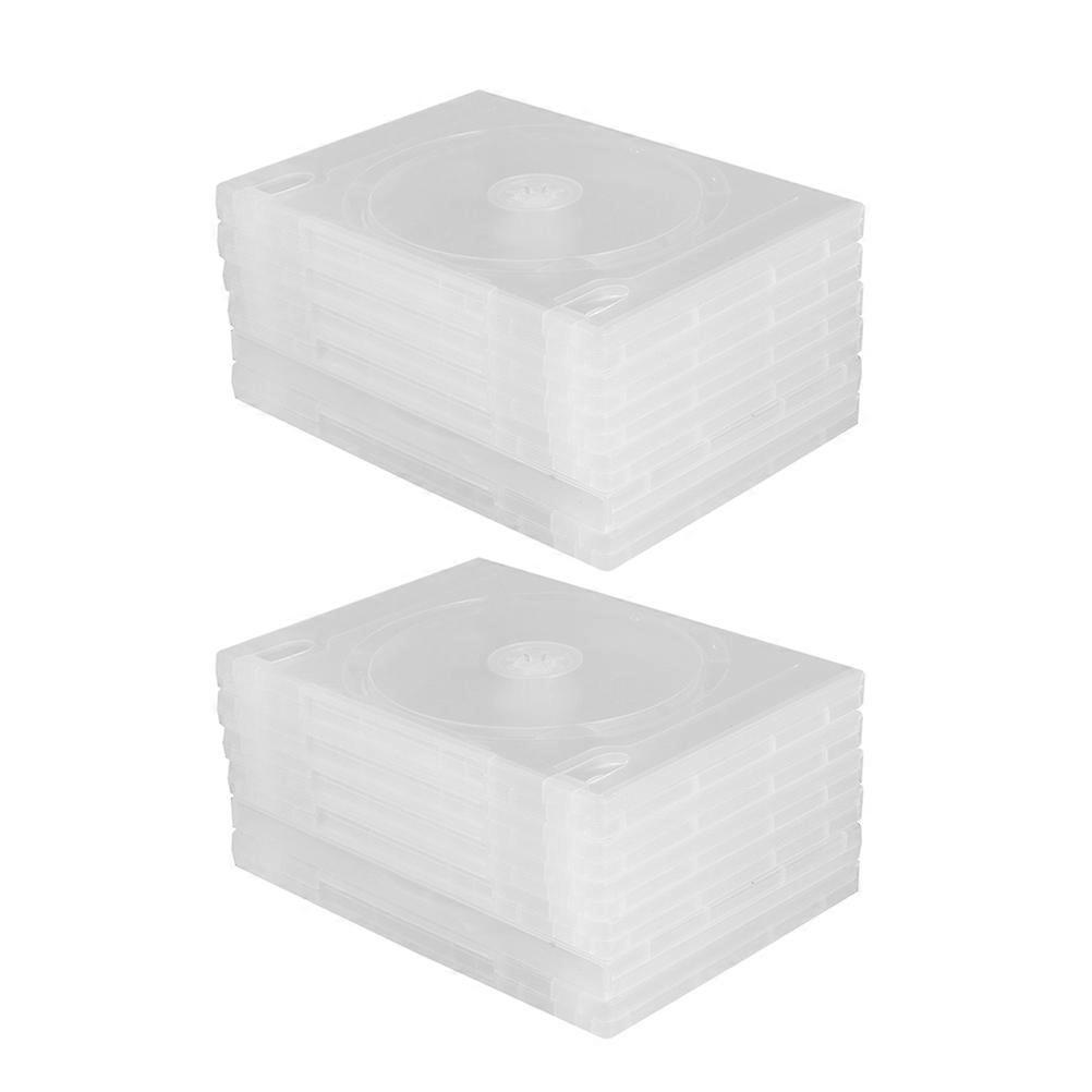 Slim Clear CD Organizer with Protective Function for Storage Plastic Fits 12 Pieces