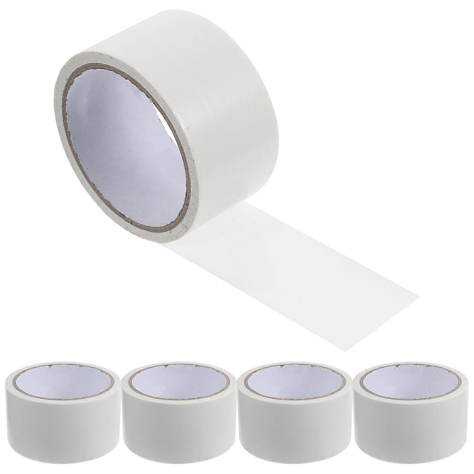 5 Rolls Weatherproof Window Sealing Tape, Self Adhesive Door Gaps Tape, Windproof Cloth Material for Home Use