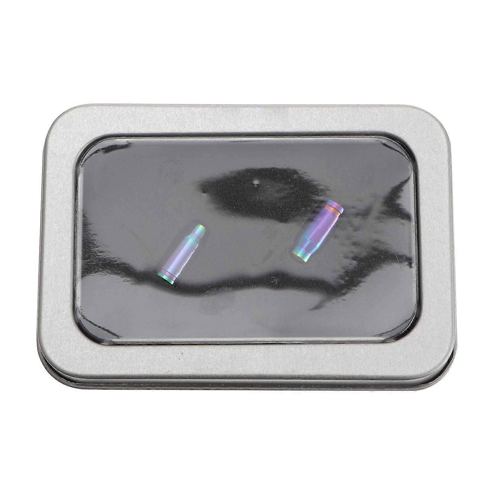 Bike Valve Cap Professional Bike Air Nozzle Dustproof Covers For Cycling Assorted Color 2Pcs