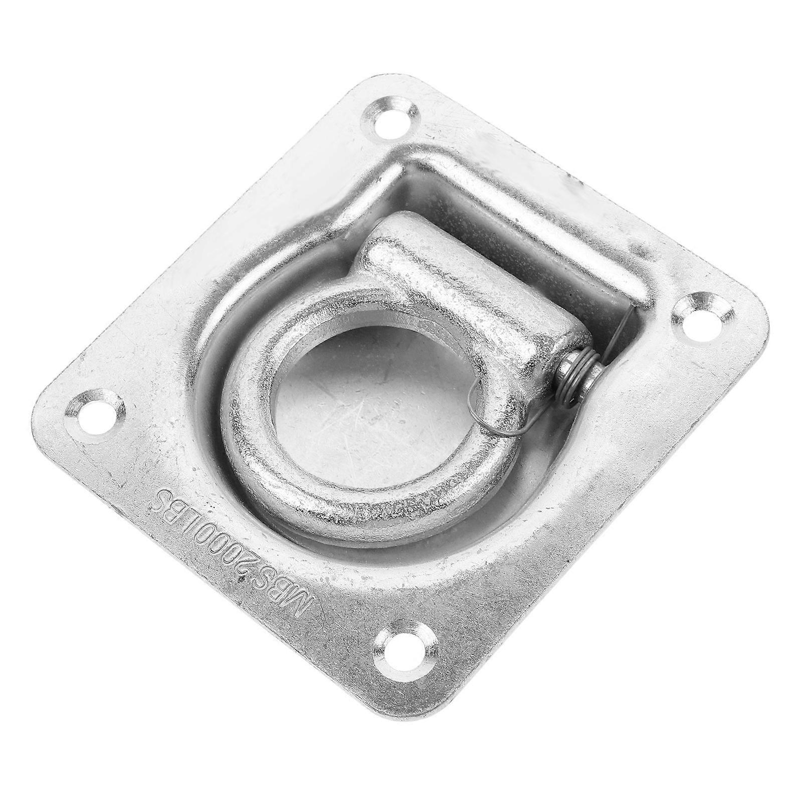 Trailer Operations Boat Deck Hatch Handle Flush Mount Spring Mechanism Metal 1Pcs