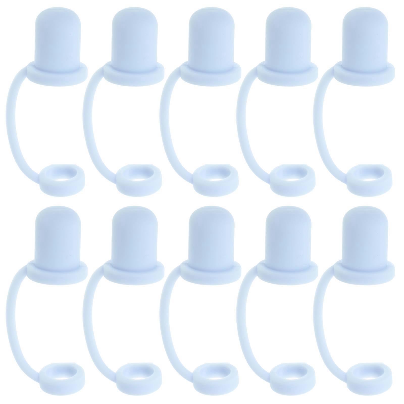 Bulk Straw Cover Small Straw Covers For Themed Parties 5x1.3x1.3cm Splashing Proofing 10Pcs