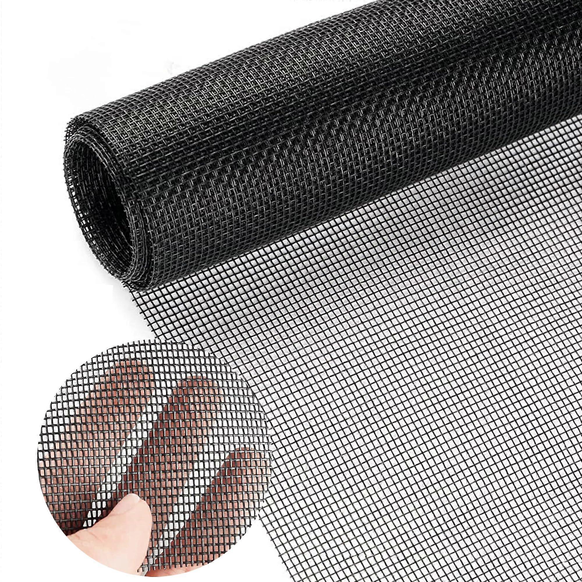Window Screens, 120 x 250 cm Window Screen, Window Screen Roller (Black)