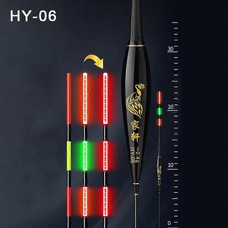 Smart Led Fishing Float Highly Sensitive Remind Buoy Gravity Sensor Glowing Electric Night Fishing Strobe Tail Luminous Float