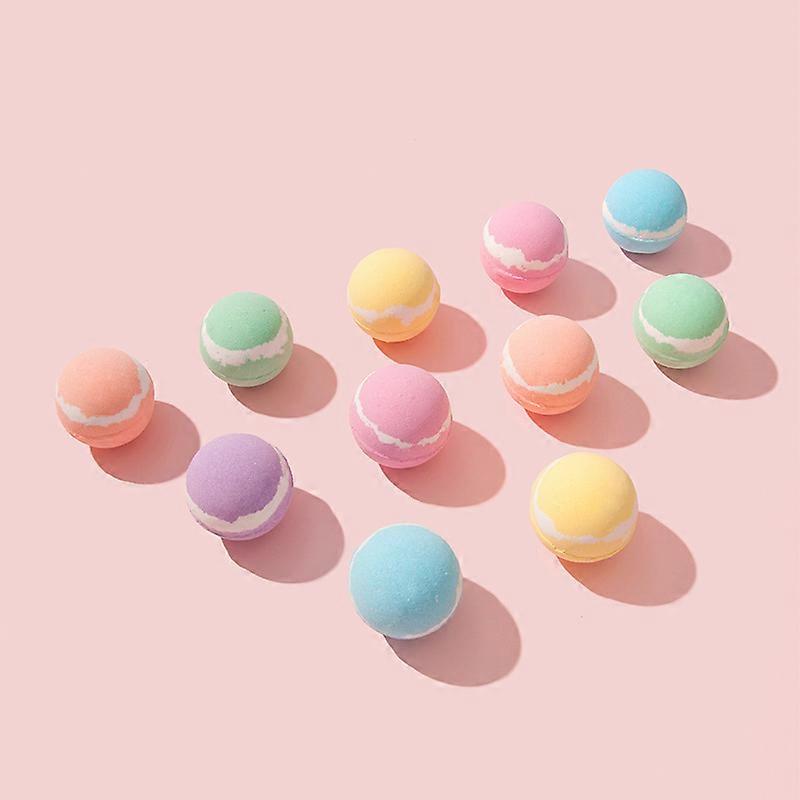Bath Balls Bath Salts Exploding Balls, Perfect for Bubble Baths and Spas, Perfect for Birthday Gifts 12 Pieces
