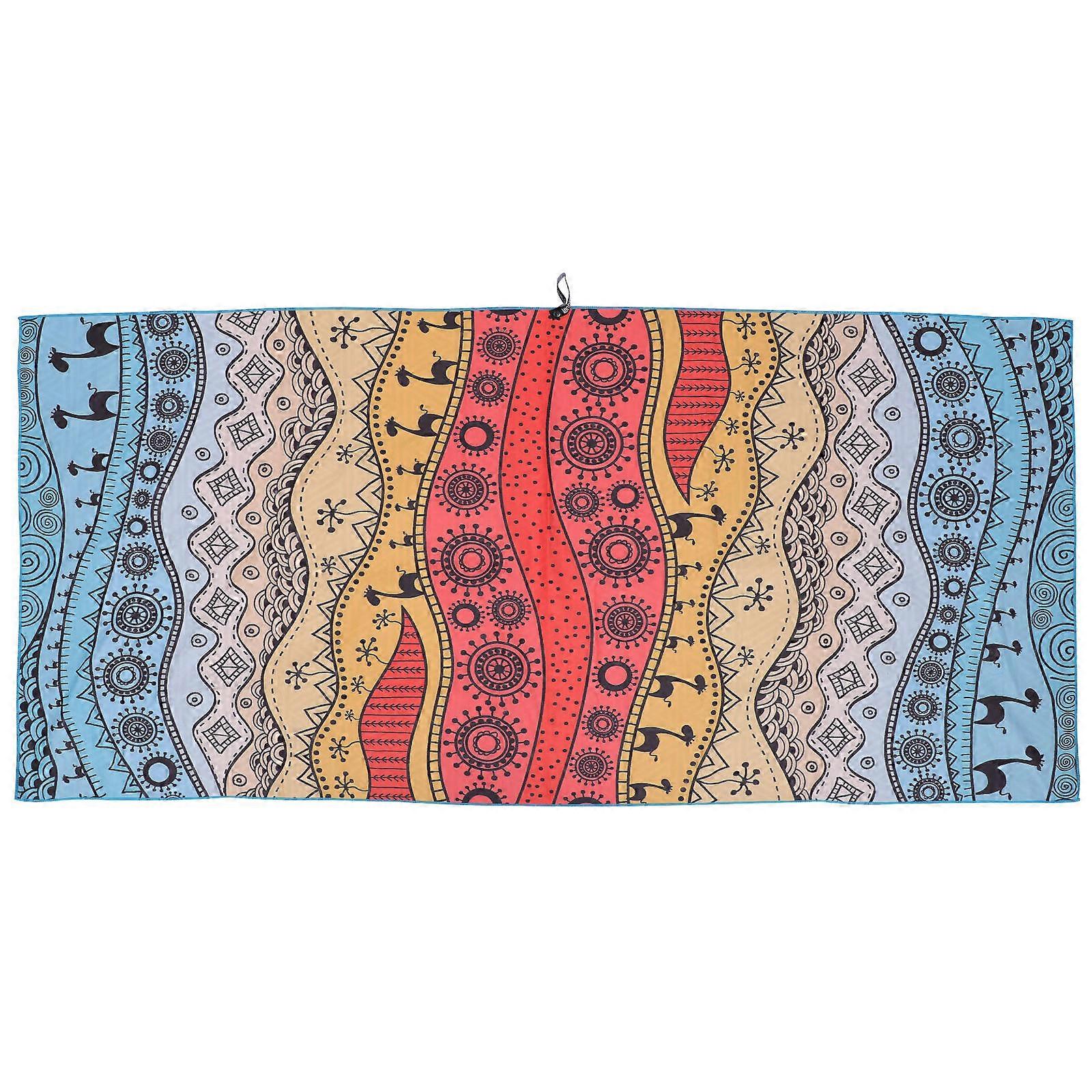 Portable Sports Towel Polyester Fiber And Polyamide For Beach And Pool 180x80cm 1Pcs