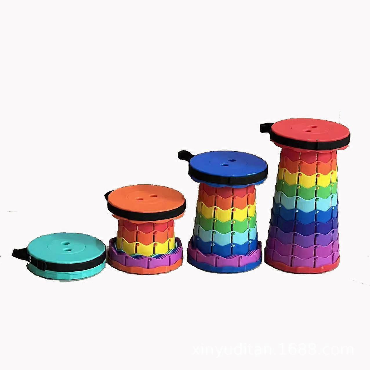 שרפרף ביתי מיני שרפרף לילדים שרפרף נייד מעובה שרפרף רכבת נייד (1 חתיכה, סגול)