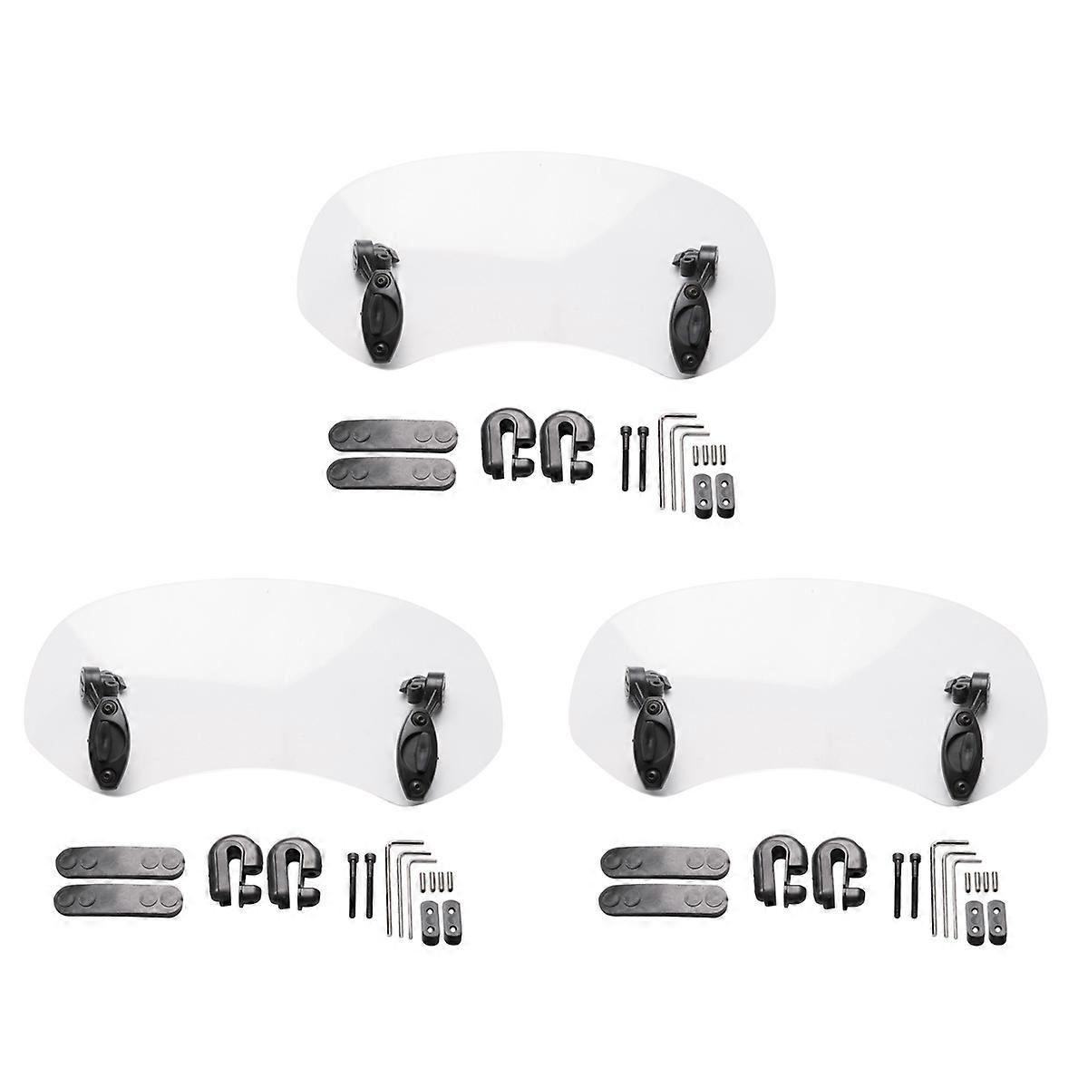 Transparent Color Universal Motorcycle Adjustable Wind Screen