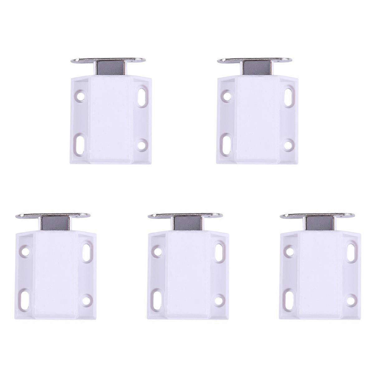 White Push To Open Magnetic Door Drawer Cabinet Catch Touch Latch