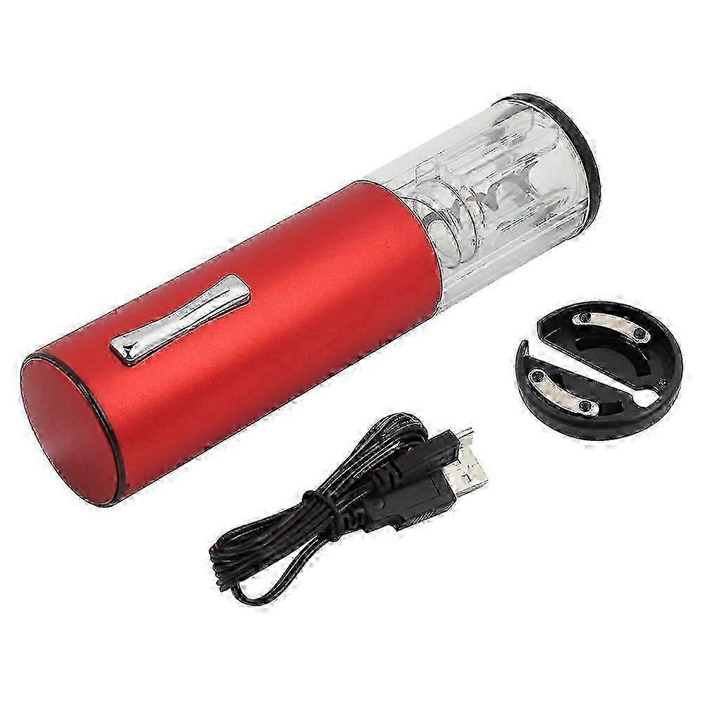 Automatic Cordless Electric Wine Opener Kit for Bottles Red
