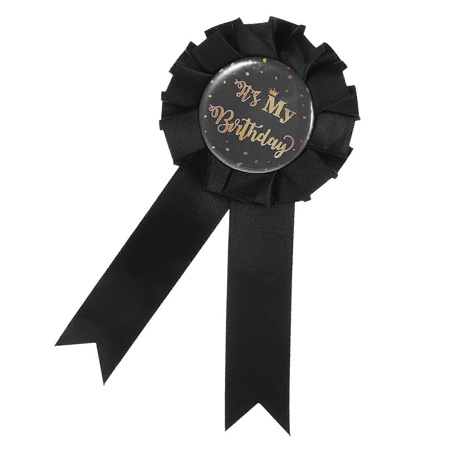 Birthday Pin Iron Badge for Party Decoration Reusable Celebration Accessory 1Pack