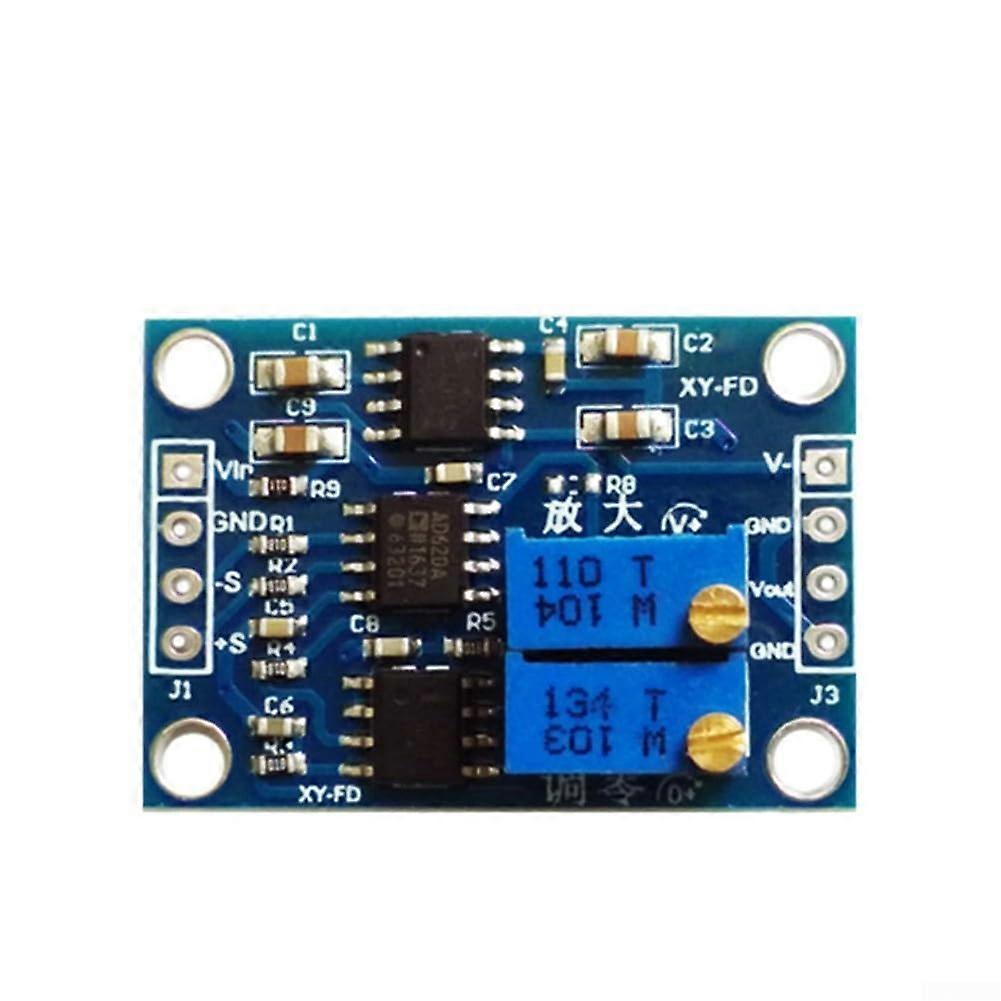 AD620 Microvolt Module Adjustable Gain Instrumentation Amplifier for Sensor Interfaces