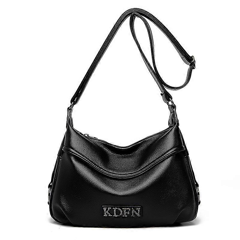 Women's crossbody bag, multi-compartment storage, PU material dumpling bag