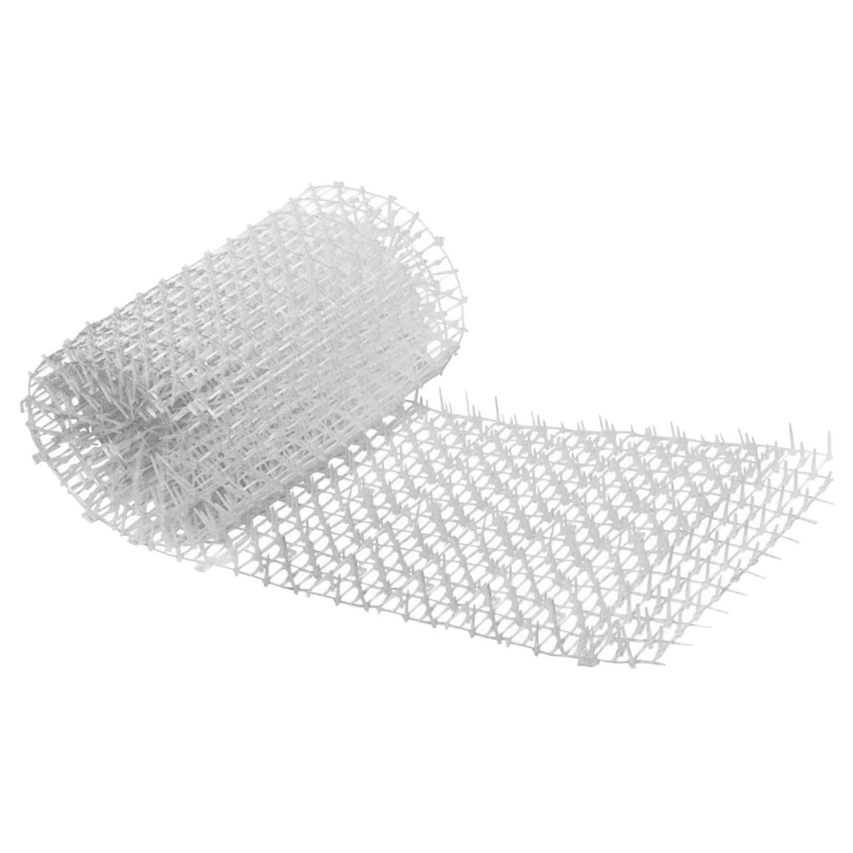 Cat Deterrent Mat 78.7x11.8in Cuttable Tie Plush Head Scat Mat with 4 Ushaped Nails Cat Spikes for Garden Balcony Door Sofa Deterrent