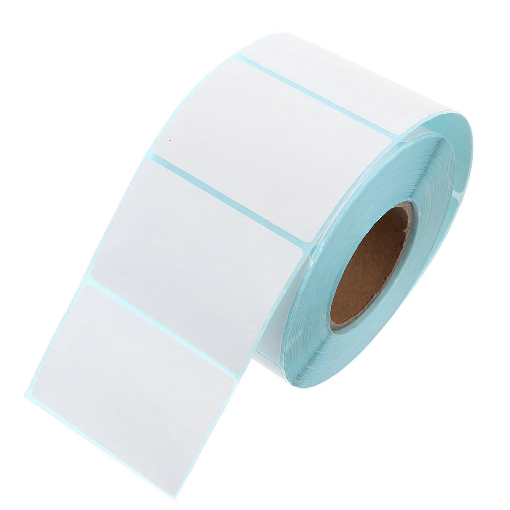 1 Roll Three Proof Thermal Paper Thermal Labels Sticker Labels Blank Label Label Empty Direct Thermal Label Food Organiser Label White 6x4cm