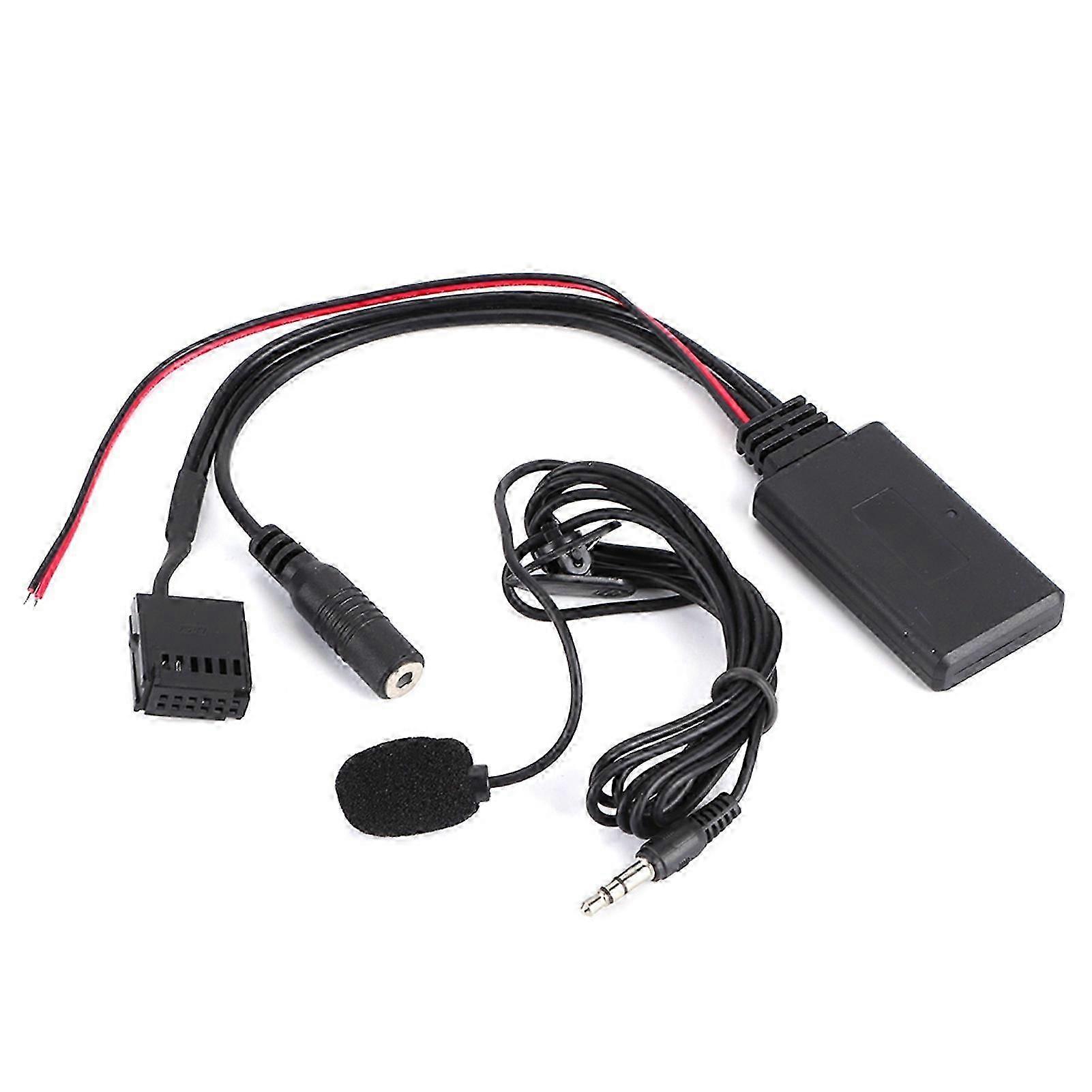 Car Bluetooth AUX-IN Cable Adapter with Microphone Handsfree Calling Suitable for Certain Brands