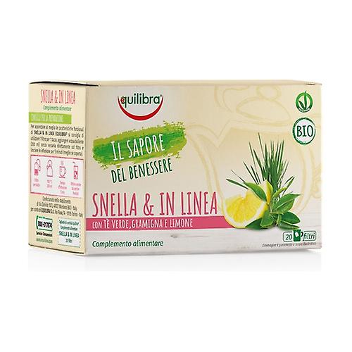 Slender and organic herbal tea 20 infusion bags