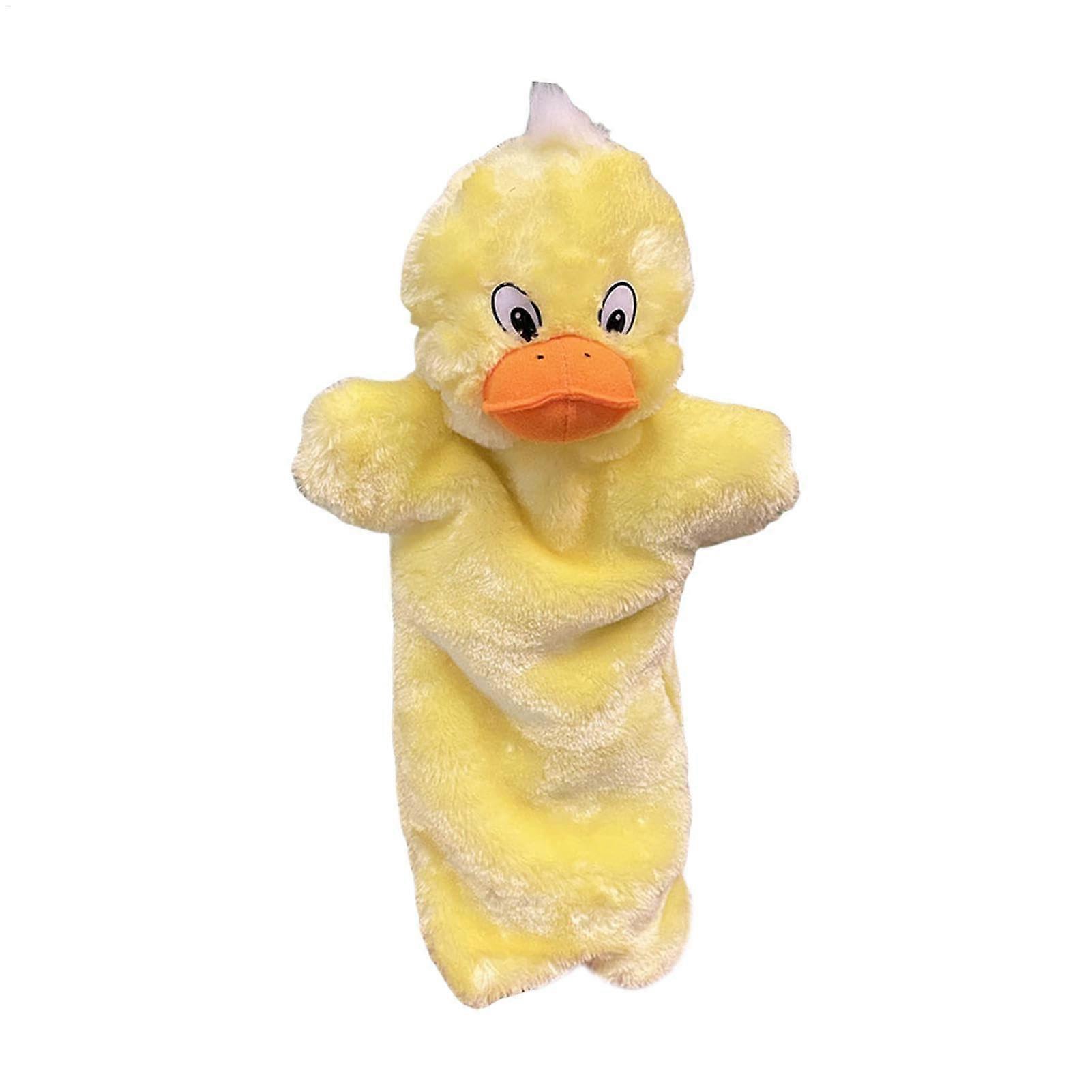 Plush Toy Hand Puppets Portable Soft Interactive Soothing Plush Animal Puppets For Puppies Small To Medium Cats Dogs