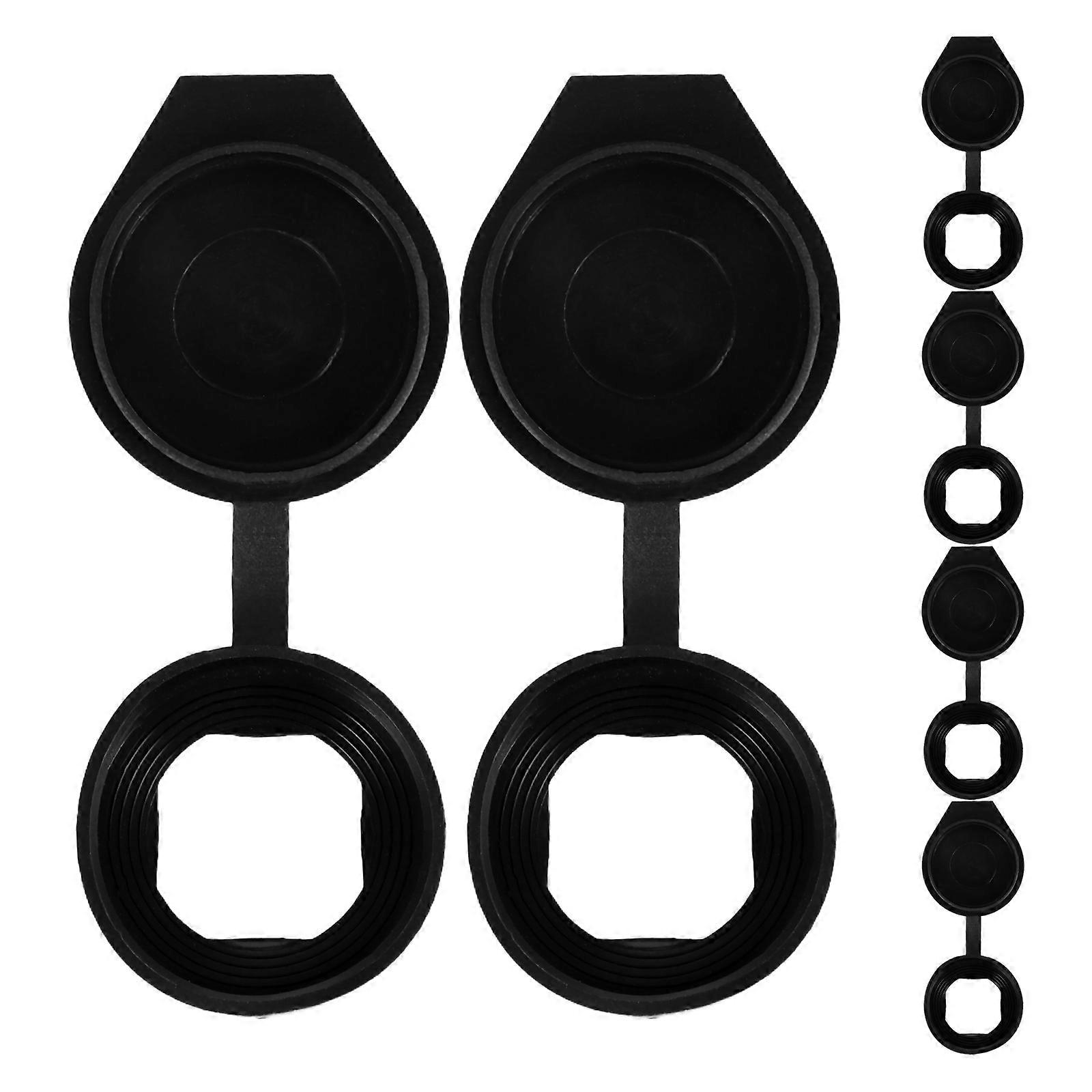 Garbage Bin Rain Lid Lock Cover for Access Control Machines 6Pcs Plastic