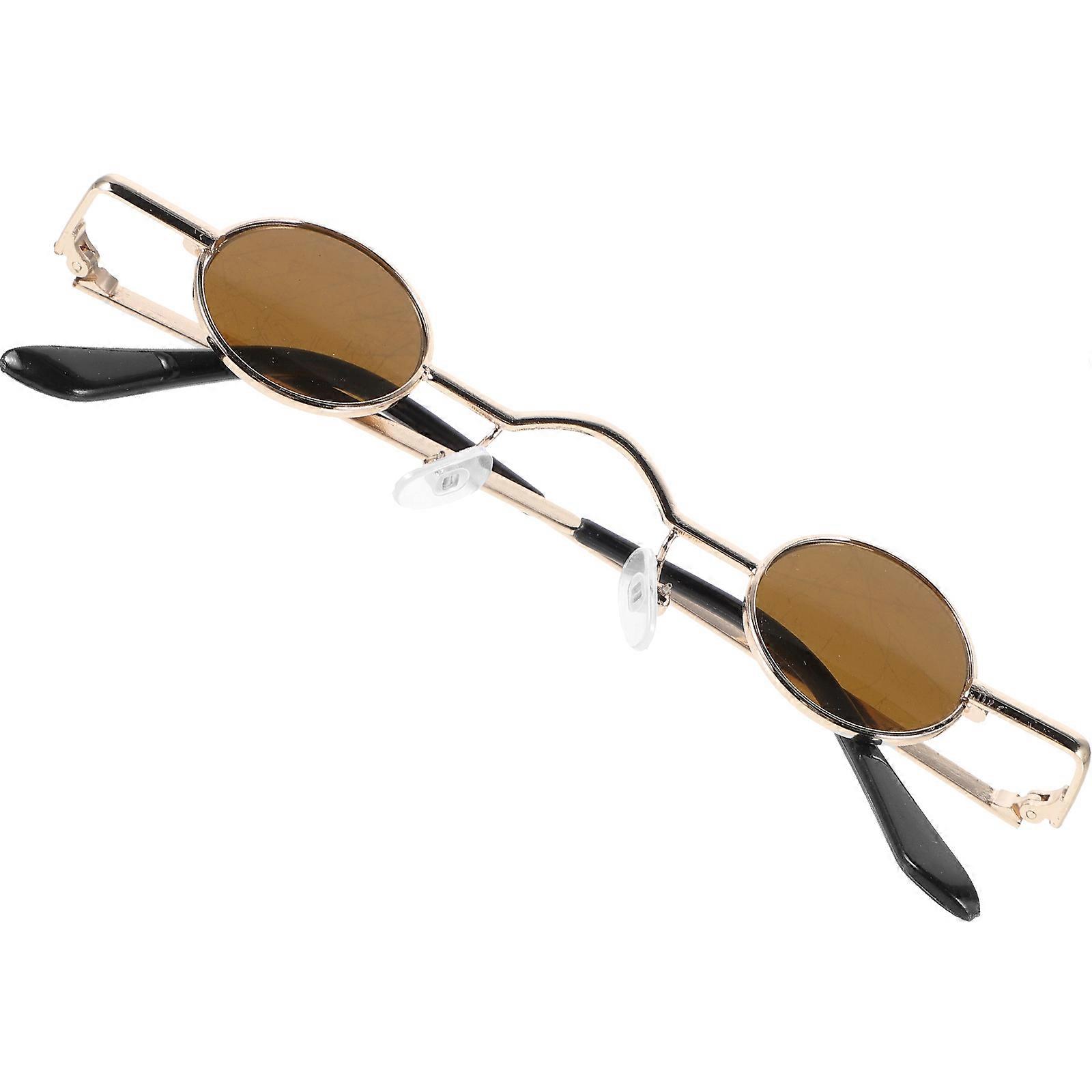 a polished and engaging product description based on your input:

 

**Vintage Round Sunglasses – Compact Mini Circular Hip Hop Eyewear**

Step into