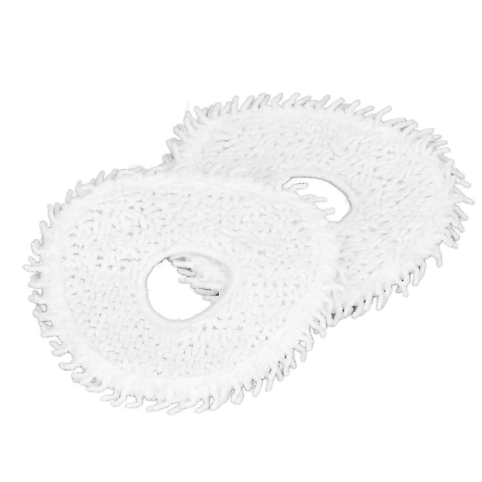 2Pcs Fiber Mop Cloth Replacement Part for Sweeping and Dragging Integrated Robot(YMCAT)