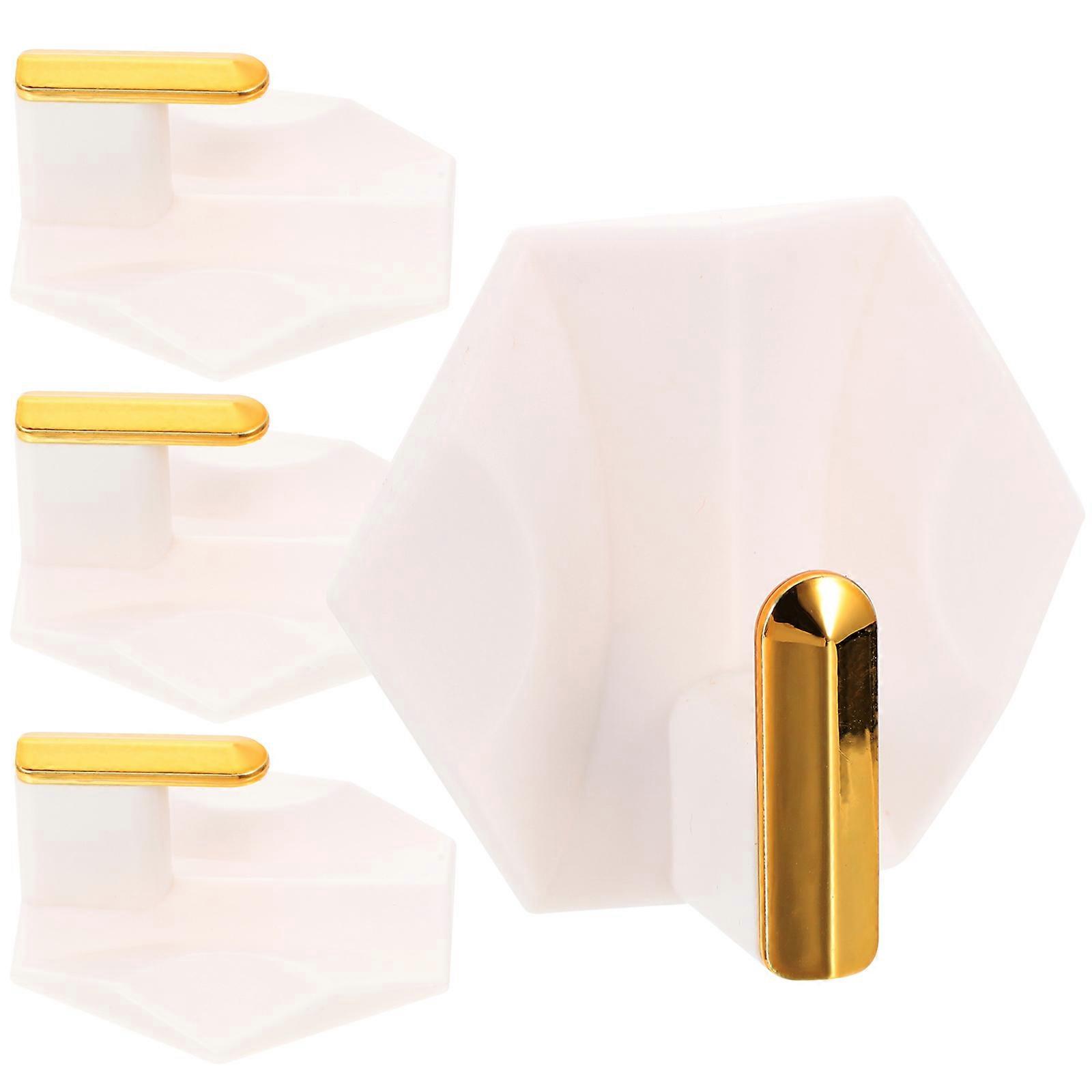 Here's a refined and professional product description based on your input:

 

**4pcs Heavy Duty Wall Storage Hooks – Self Adhesive Coat Hangers for