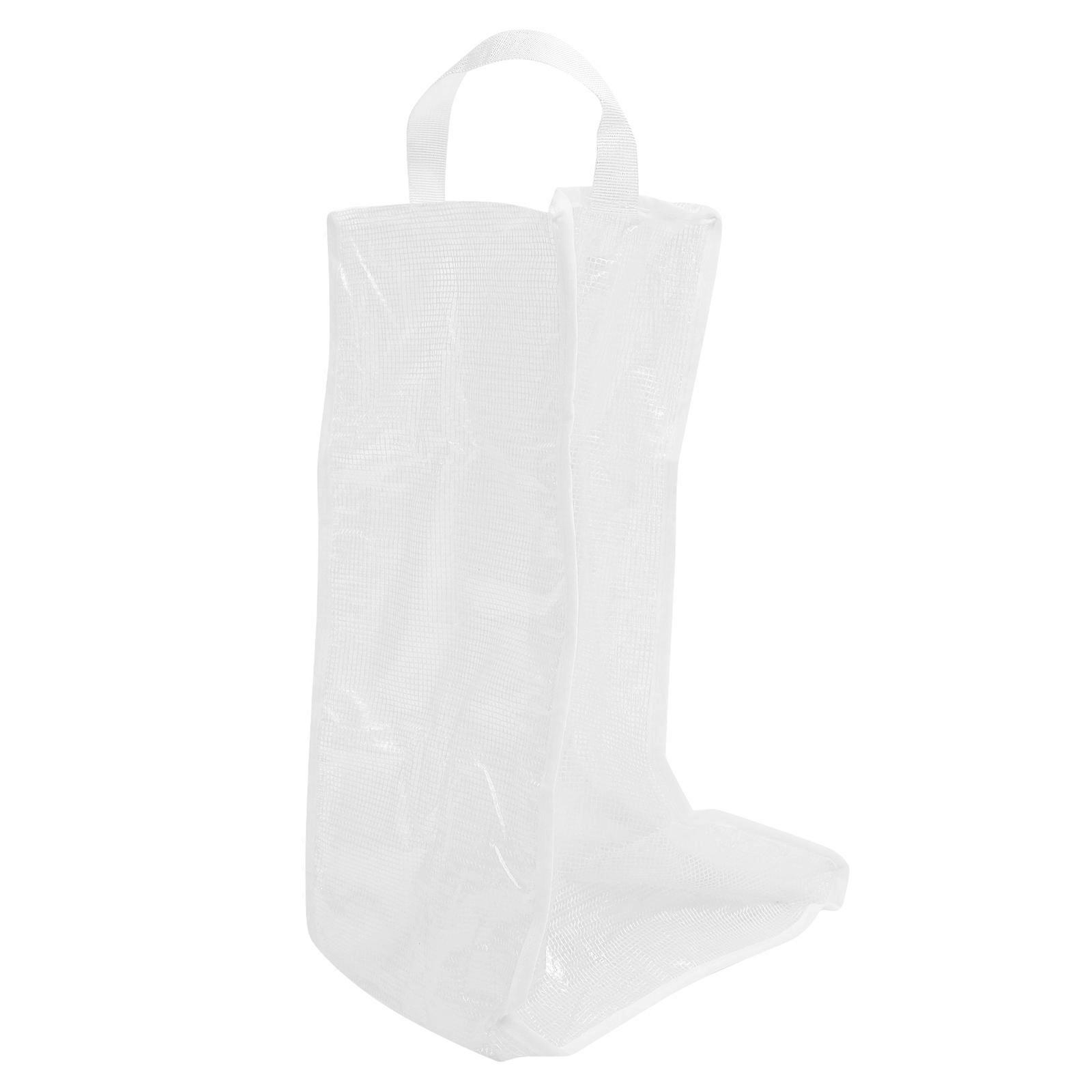Large Foldable Boot Storage Bag with Zipper – Dustproof & Moisture Resistant Transparent Holder for Long and Short Boots – Travel & Home Use