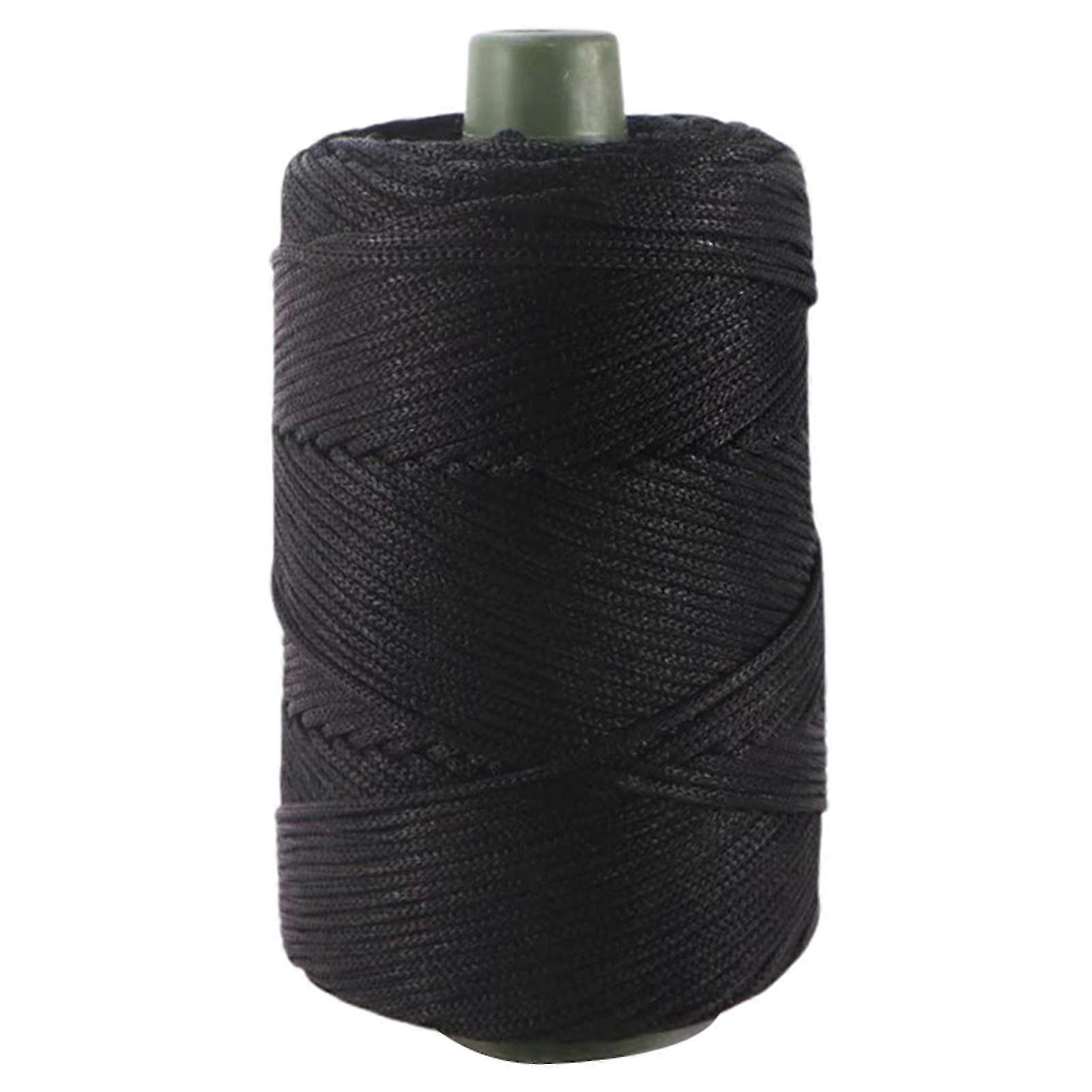 Ice Thread Handwoven Lightweight DIY Soft Knitting Needles - Black