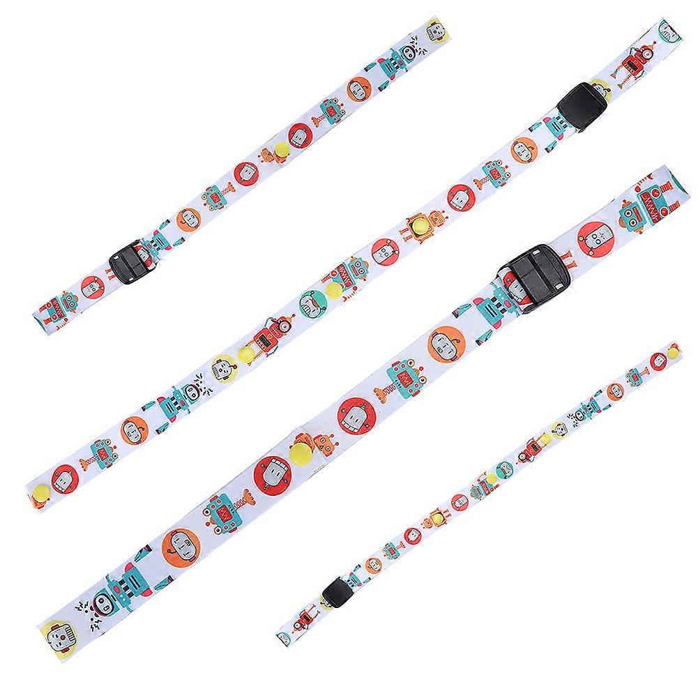 2.5cm Baby Feeding Bottle Cup Adjustable Strap Holder Stroller Toy Sippy Leash Tether(Robot)