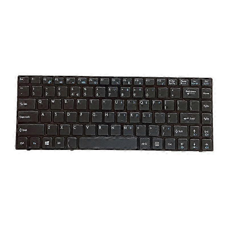 Black English Keyboard Replacement for MSI CR460, X460DX, CR430, CR420 Laptops - High-Quality Laptop Accessory