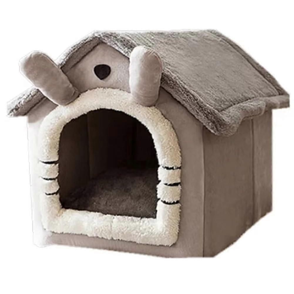 Cat/dog bed, removable and washable, foldable, for pets, sleeping place, cat house, kennel for dog house, cat nest for indoor use, L Ref: 6516