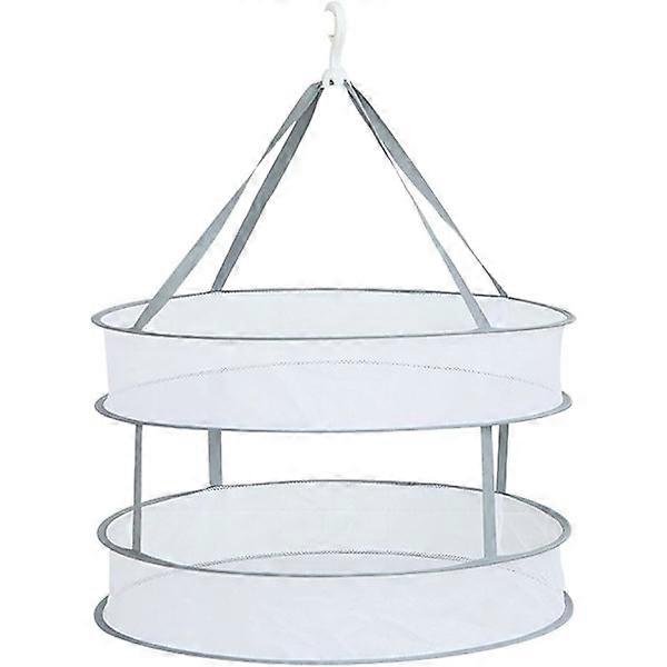 Medium round double layer foldable hanger 51.5*36cm.