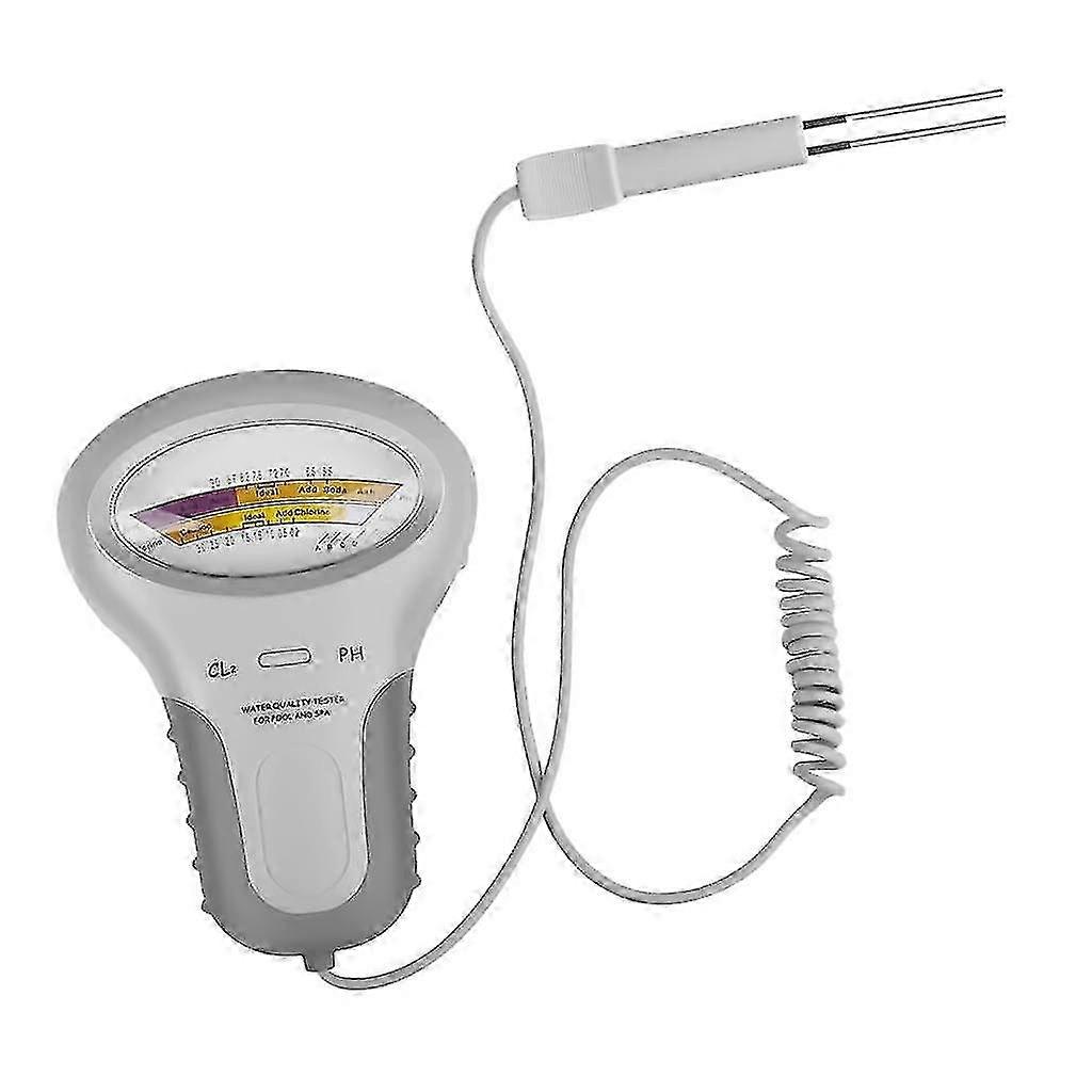 2 In 1 Digital Ph Meter Water Quality Tester Chlorine Meter Water Test Device For Drinking Water, Swimming Pool, Aquarium Or