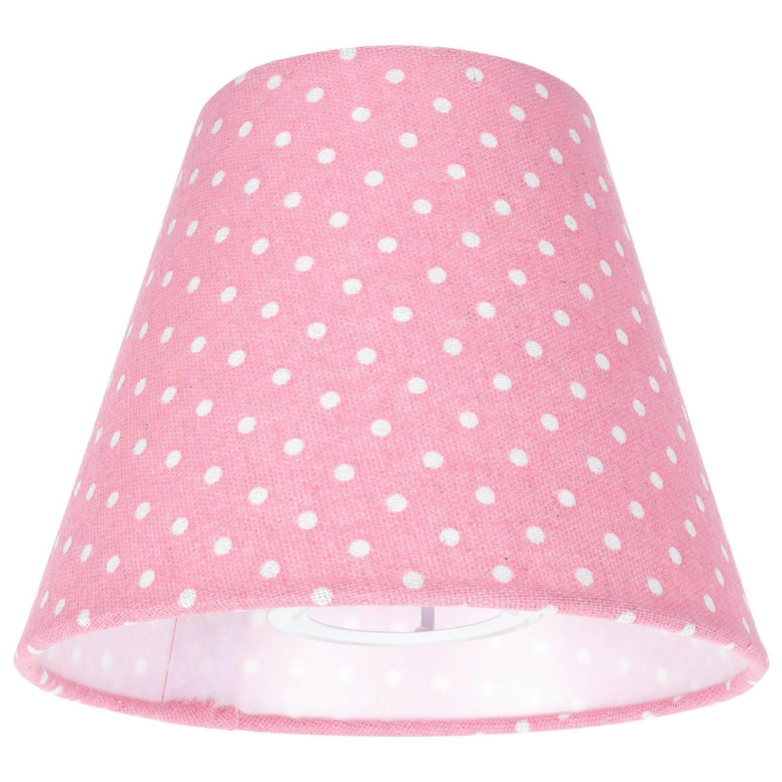 Cloth Fabric Lampshade Wall Lamp Eye Protection Round Shape Simple .00X16.00X13.00CM 1Pack