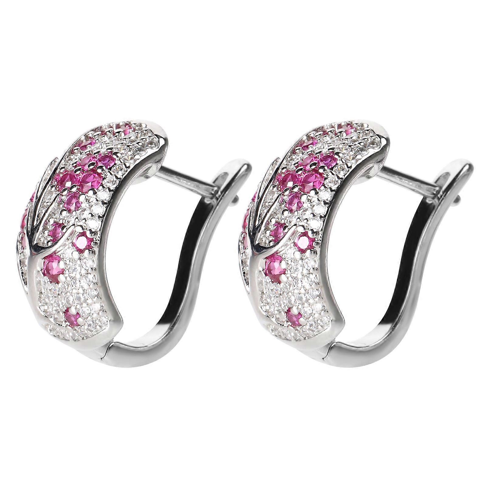 Copper Earring Trendy Statement Earrings For Special Occasions White Gold 1 Pair