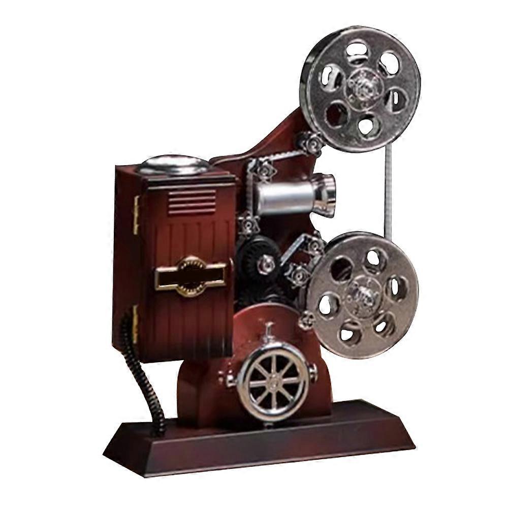 Retro Wind Up Music Box for Home Decor Made of ABS Multi Color Adds Artistic Charm to Your Space 5.9 x 3.1 x 2.8 Inches