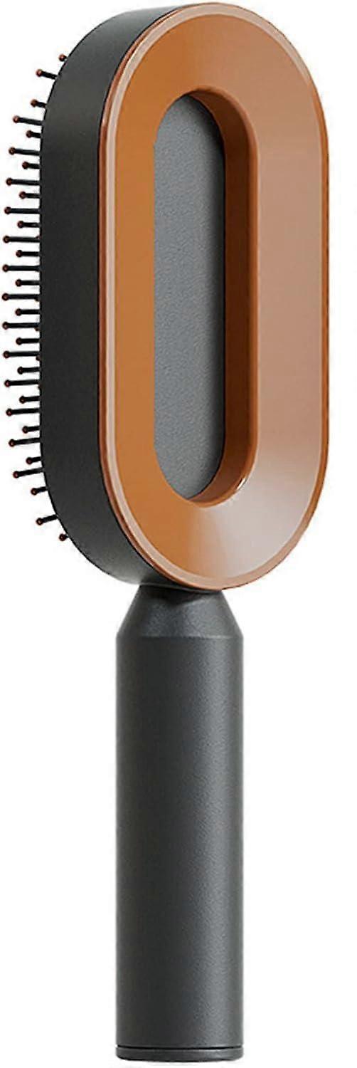 Escova de cabelo autolimpante com almofada de ar 3D