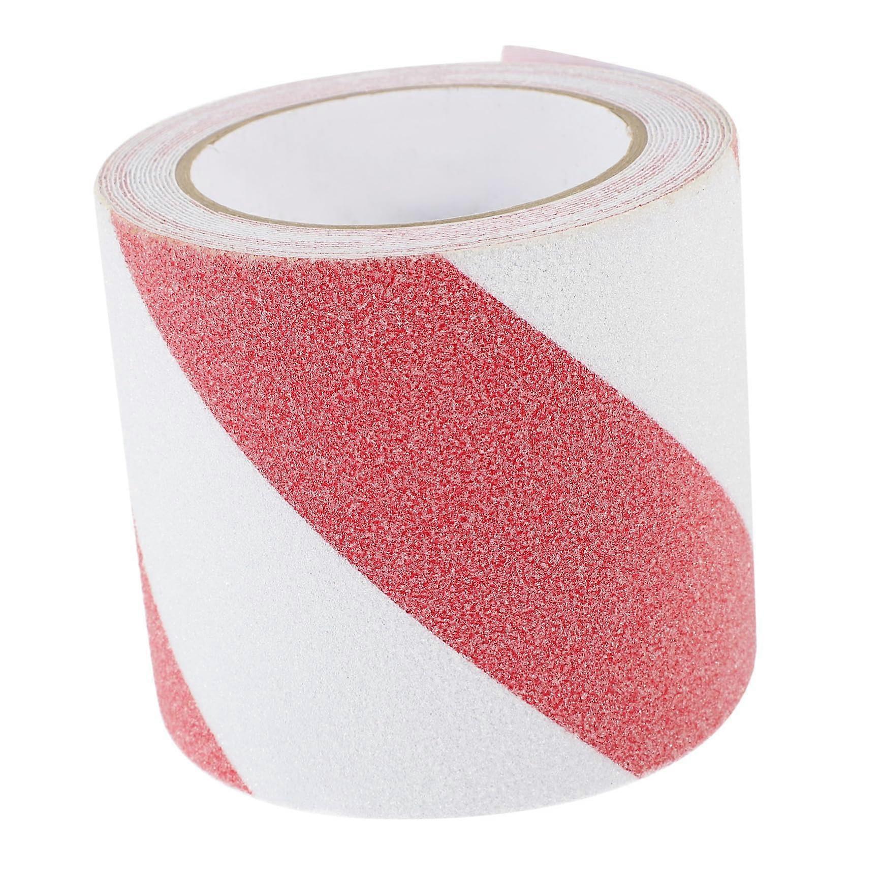 Non-Slip Adhesive Strips For Stairs Reflective Warning Tape Self-Adhesive Indoor Outdoor Use Matte Surface Easy Installation 1 Roll