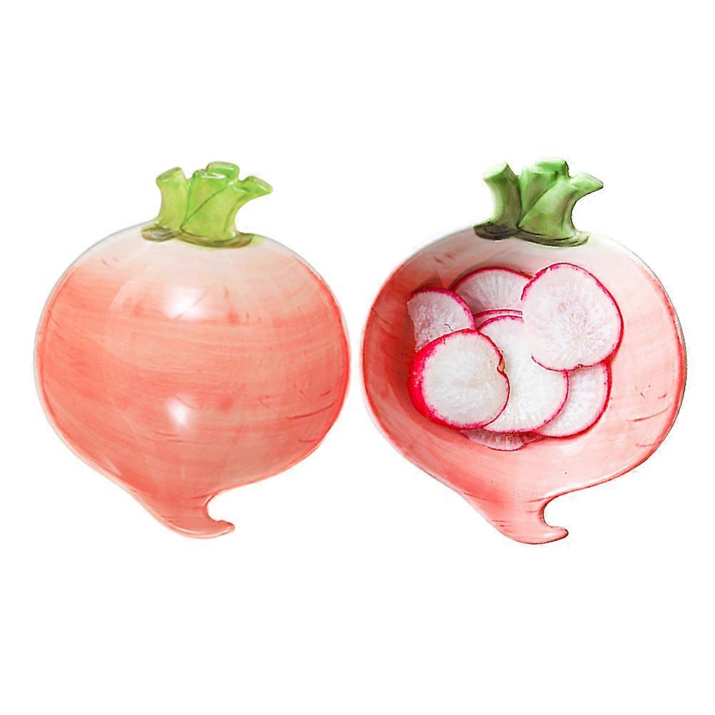 Serviertablett Keramikschale Schöne Karottenform für Partys Hochzeiten 1Set