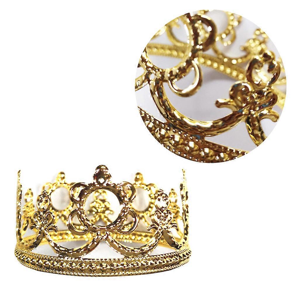 Metal Rhinestone Crown For Girls Birthday Party Accessory 10x10x5.1cm 1Pack