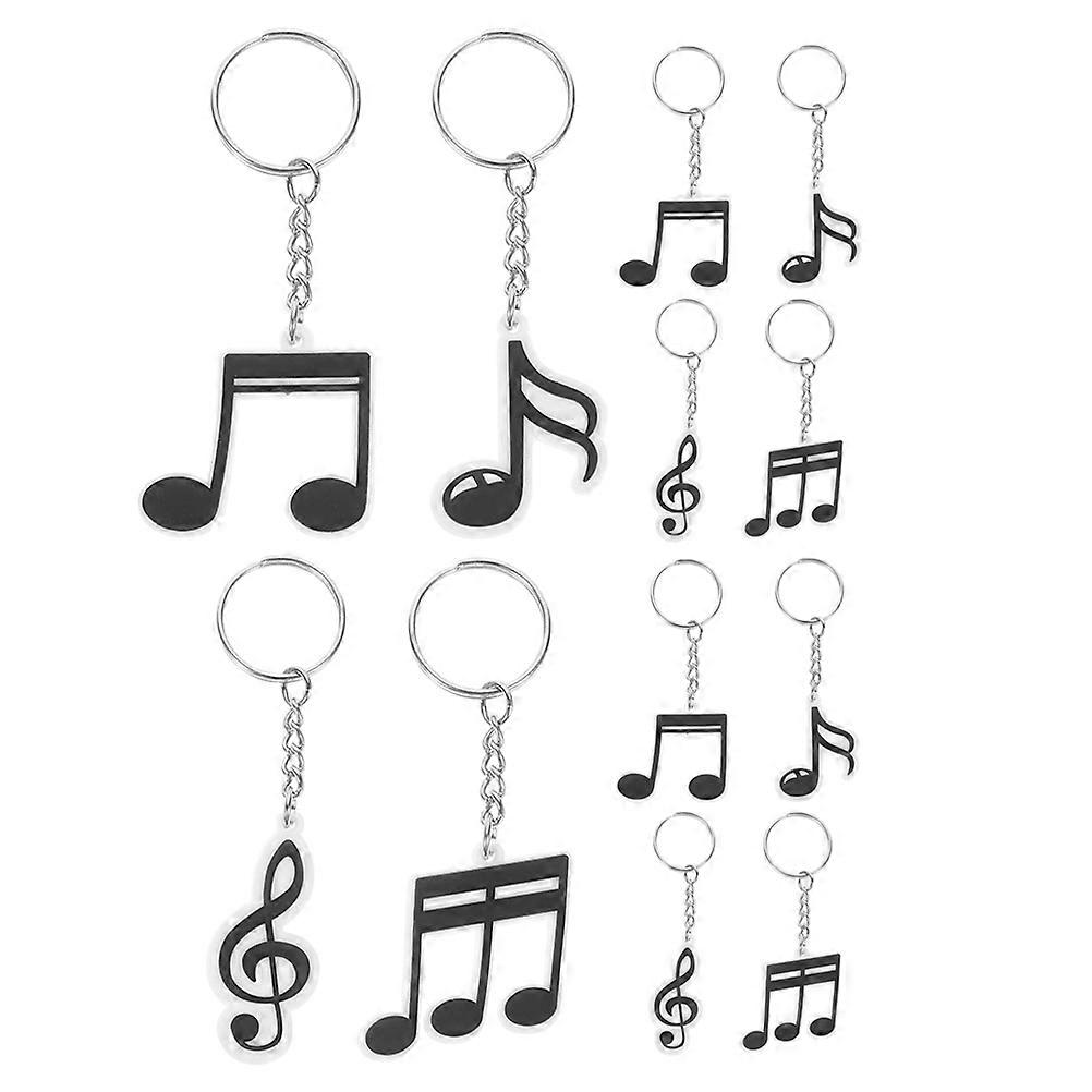 Here's a polished and engaging product description for your **12pcs Music Note Keychains**:

 

🎶 **Retro Music Note Keychains 12pcs Set** 🎶