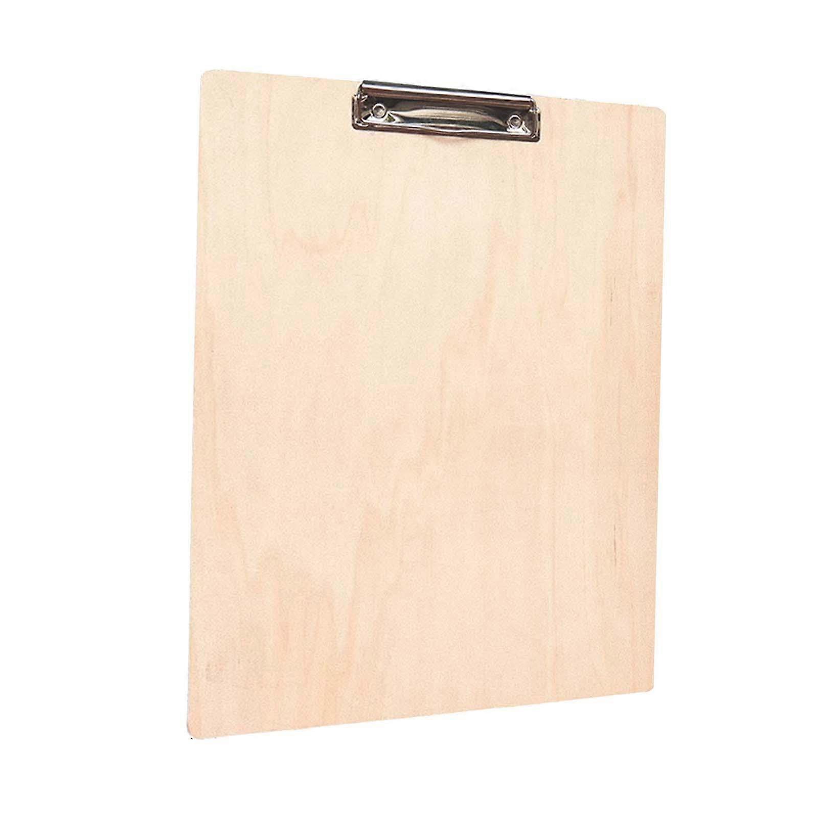 Sketch Board for Artists, Durable Wooden Clipboard 52x37cm, Multifunctional Portable Painting Board in Log Color