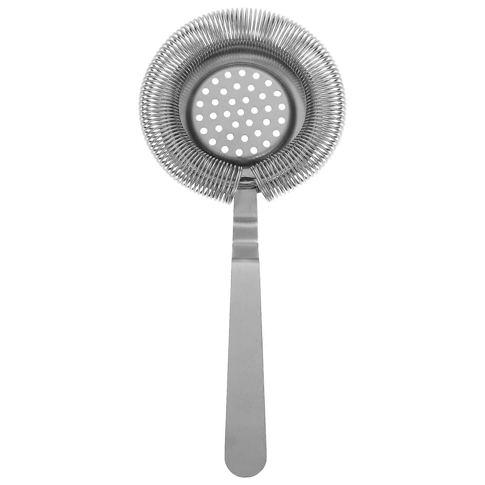 Bartending Filter Metal Strainer With Handle Drink Straining Hotel Use 1Pcs